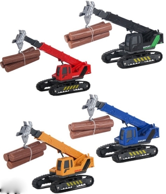 Метален Верижен Кран 23×17×10 см Мащаб 1:55